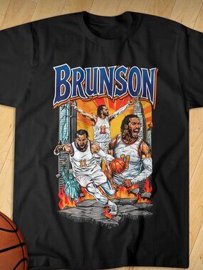 Brunson Tshirt - New York Basketball - Brunson Shirt 257